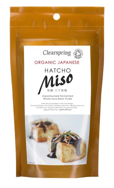 Clearspring Bio Hatcho Miso 6x 300g kräftiges Sojabohnenmiso aus Japan 
