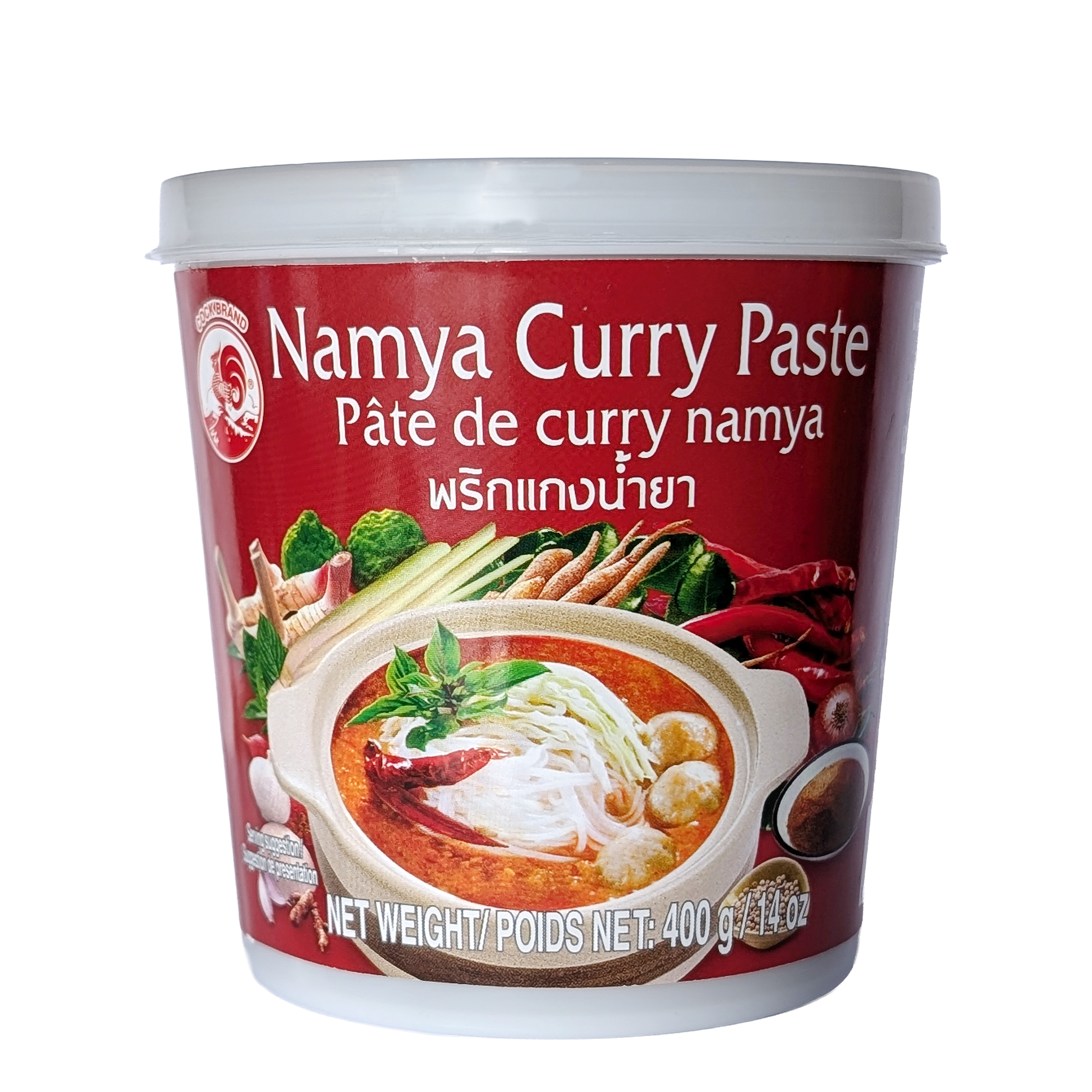 Cock Brand Namya Curry Paste 400g Gewürzpaste für Curry aus Thailand