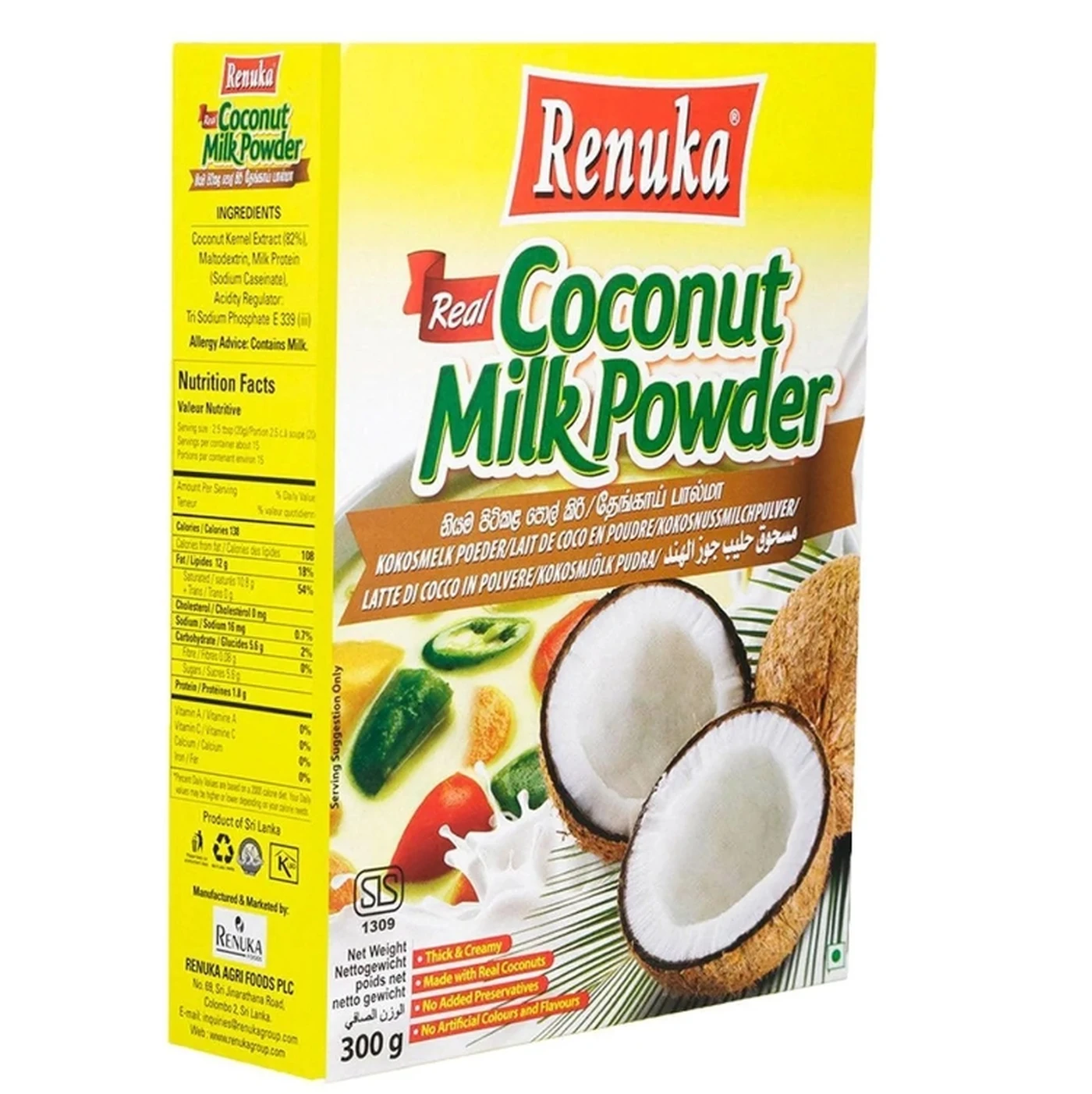 Renuka Instant Kokosmilchpulver 1x 300g