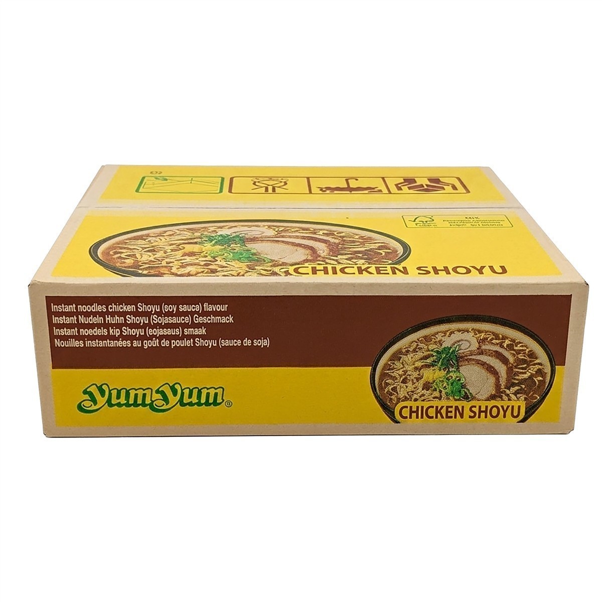 YumYum Japanese Chicken Flavour 120x60g Instant Nudeln Huhn-Shoyugeschmack