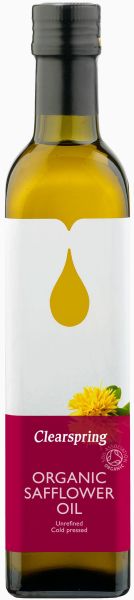 Clearspring Bio Distelöl 6x 500ml kalt gepresst aus Italien unraffiniert 