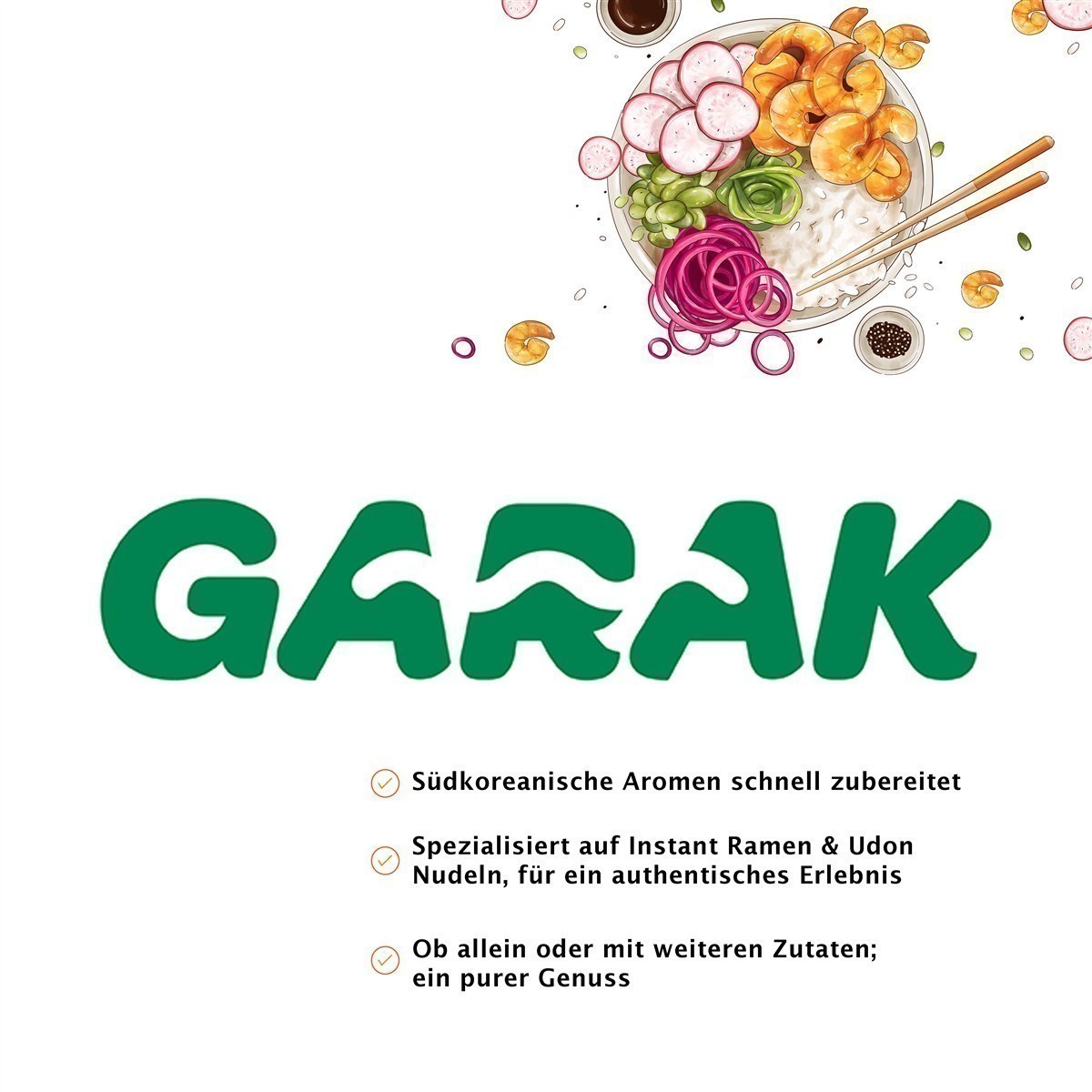 GARAK Udon Bowl Katsuo 3x 215g Instant Nudeln